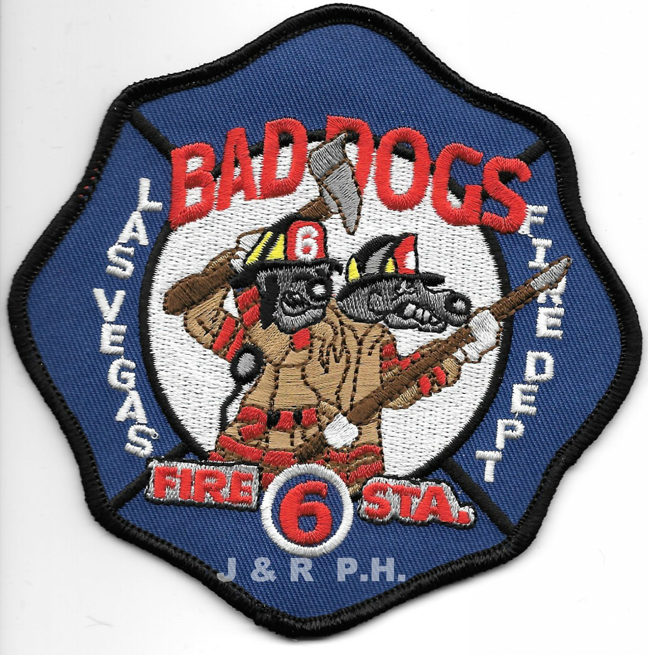 Las Vegas  Station-6  "Bad Dogs", Neveda (4.5" x 4.5" size) fire patch