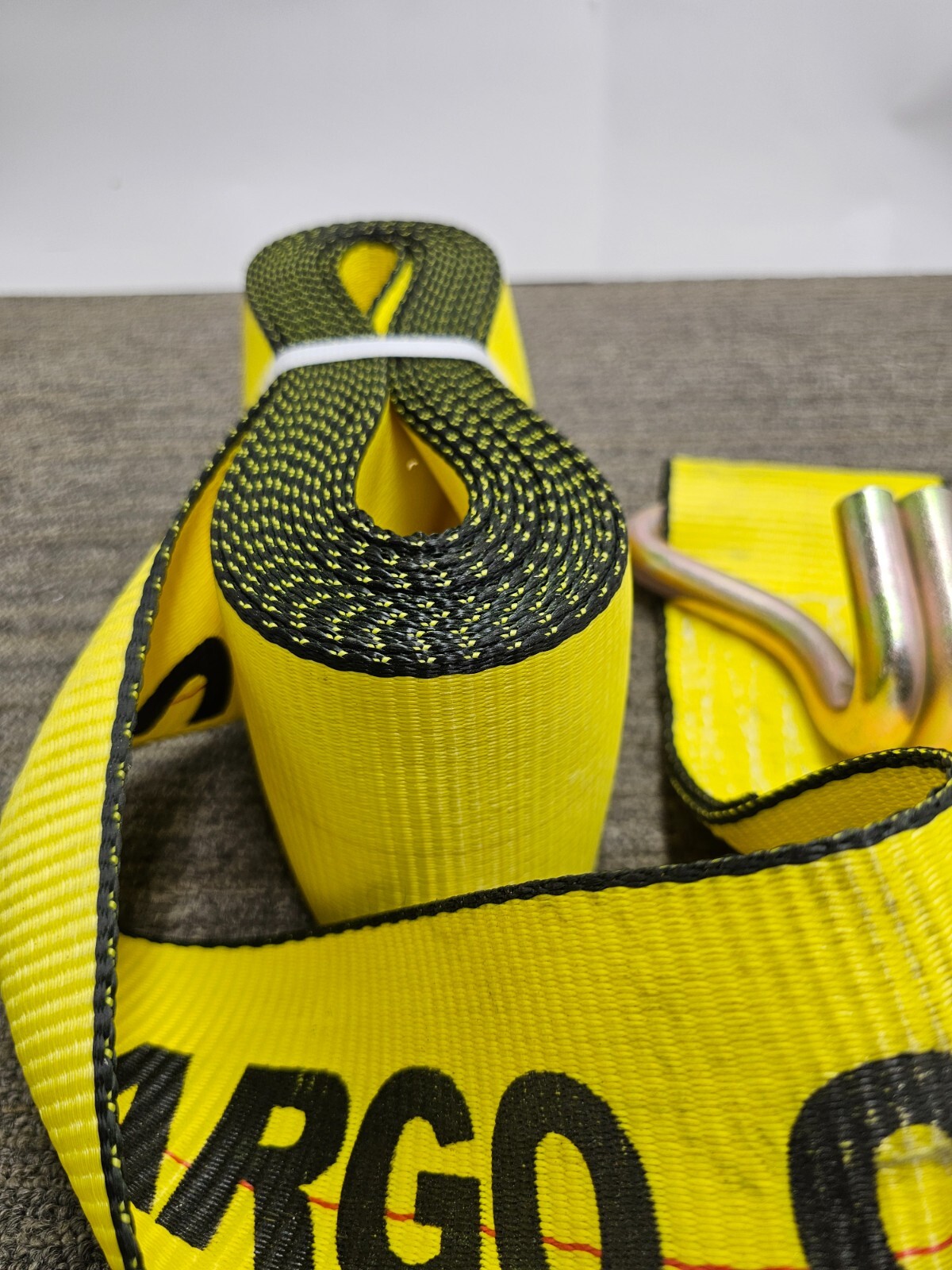 USCC US Cargo Control Strap J Hook Break Strength 16,200lbs WLL 5,400 lbs