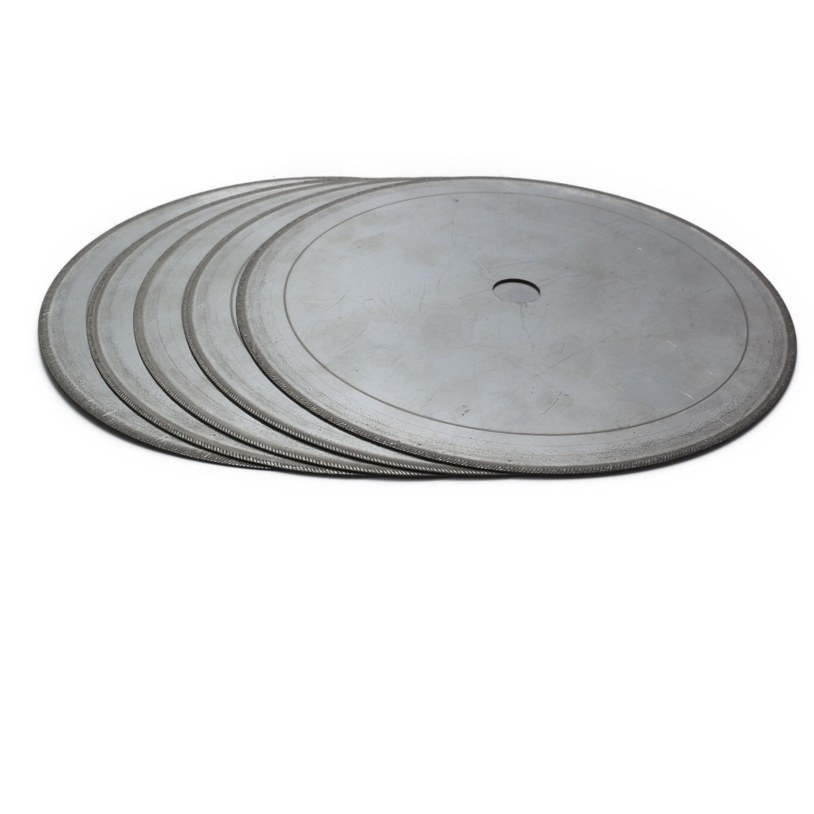5 Pcs 6" Super-thin diamond lapidary saw blade Cutting Disc Arbor 1/2" Rim 0.4mm