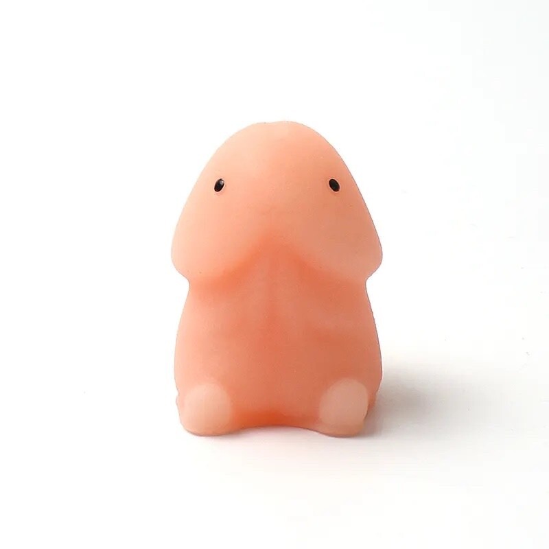 Squishy Mochi Penis Toy for Gag Practical Jokes and Stress Relief