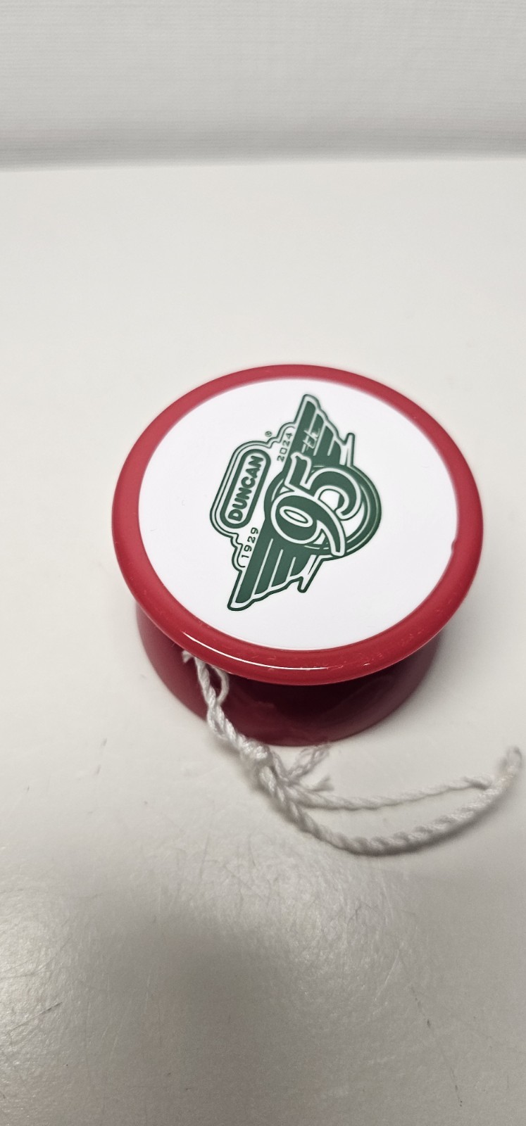 Duncan Butterfly 95 Anniversary Red, Green & white