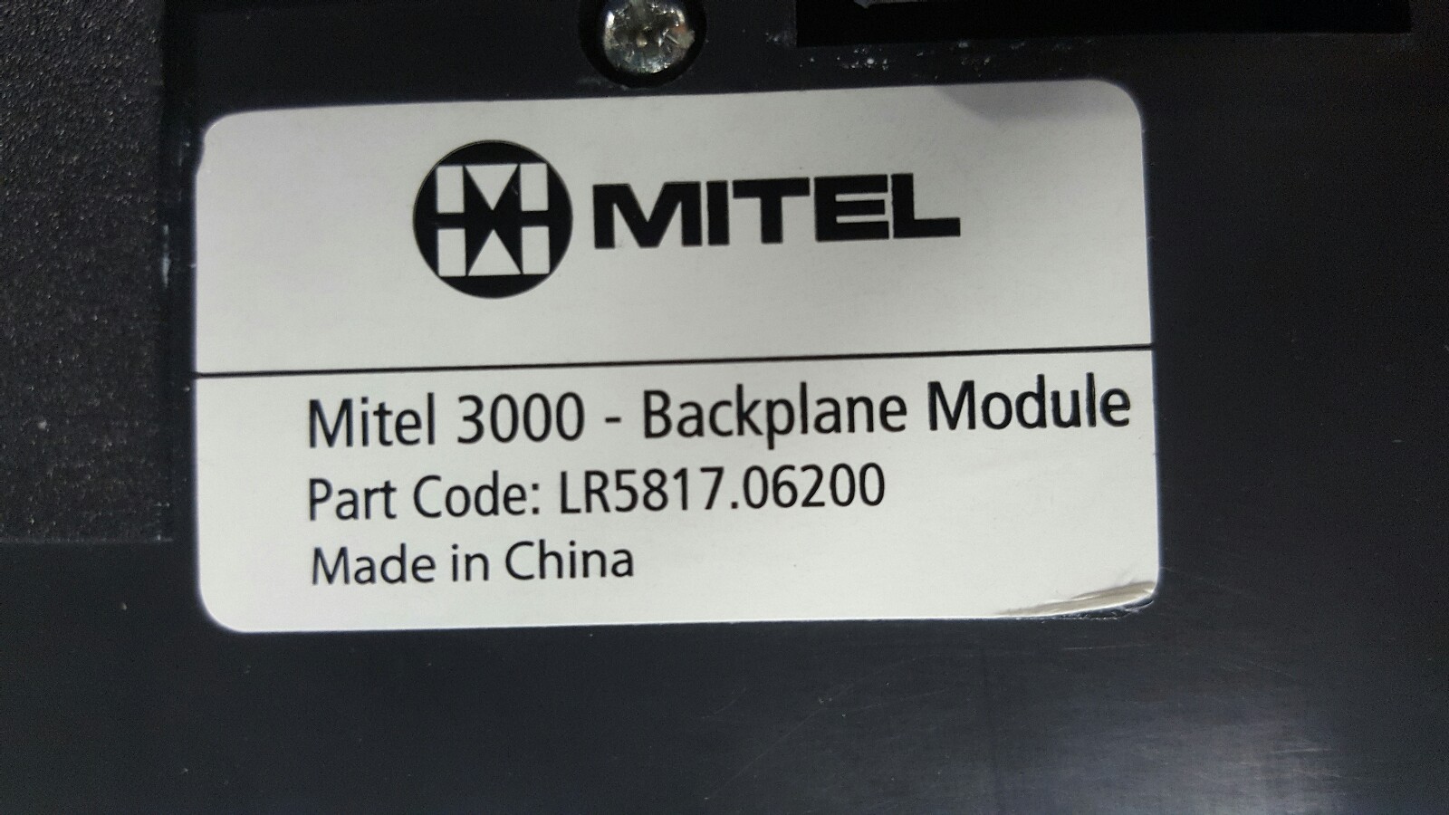 Mitel Inter-Tel 3000 5 Slot Backplane Expansion Module LR5817.06200 Refurbished