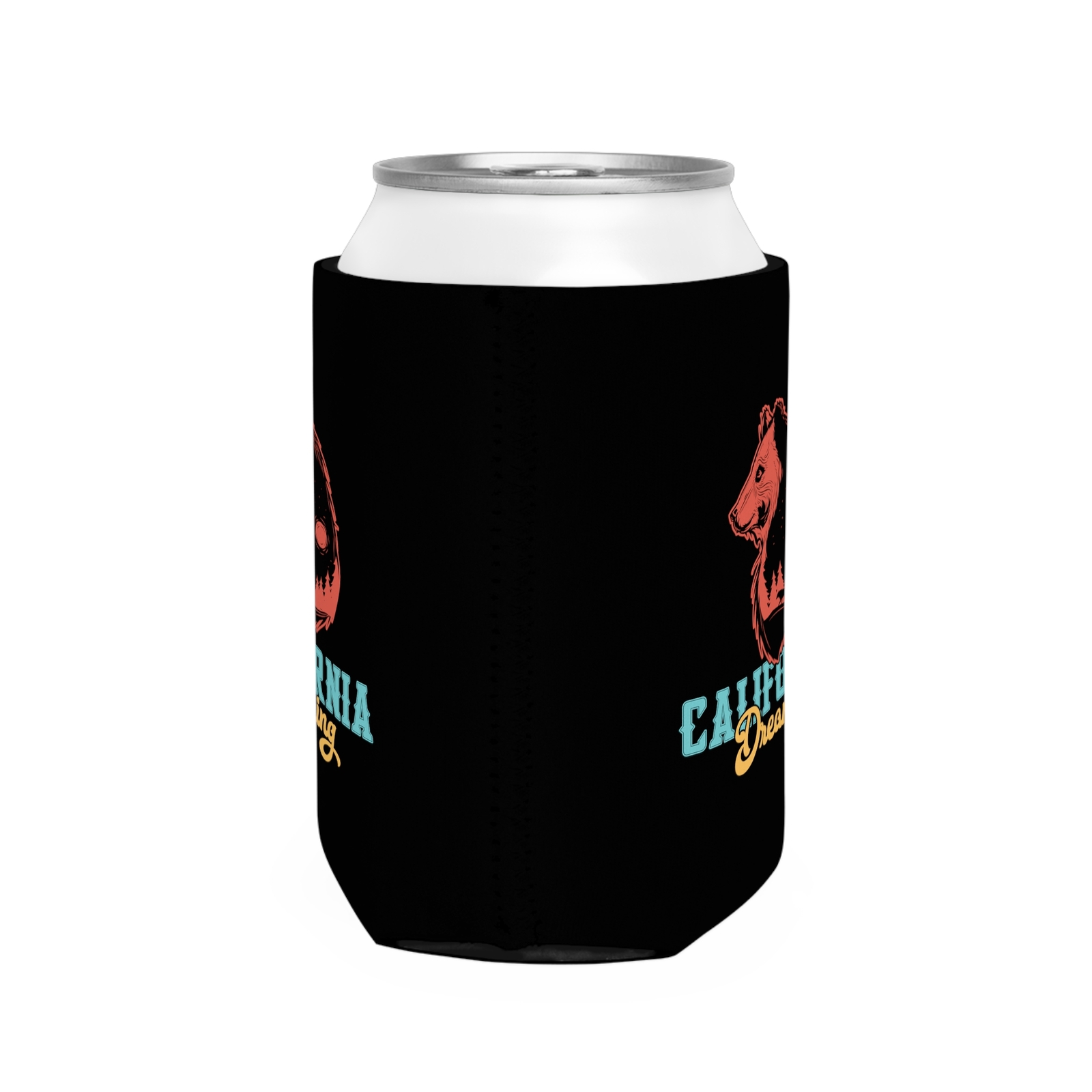 California Dreaming - Black Can Cooler Sleeve