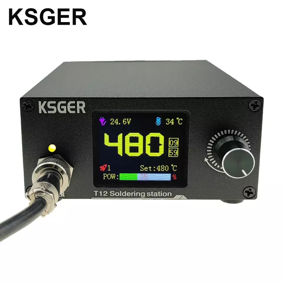 KSGER T12 STM32 Welding Soldering Iron Station OLED LED Quick Heating