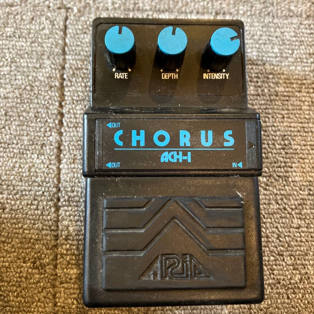 ARIA ACH-1 Chorus Effect Pedal Stereo Input/Output, Rate, Depth, Intensity