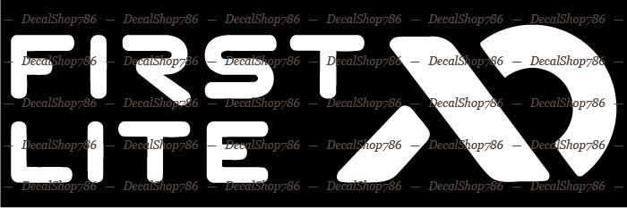 First Lite -Performance Apparel & Gear- Car Vinyl Die-Cut Peel N' Stick Decals