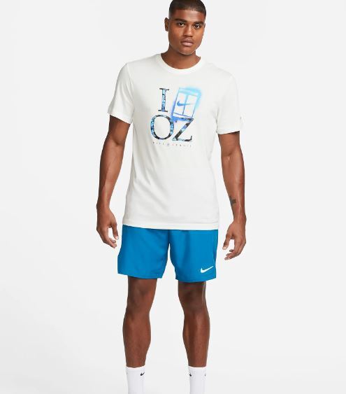 Nike Dri-FIT Court Tennis "OZ" Australia Sail T-Shirt DZ2635-133
