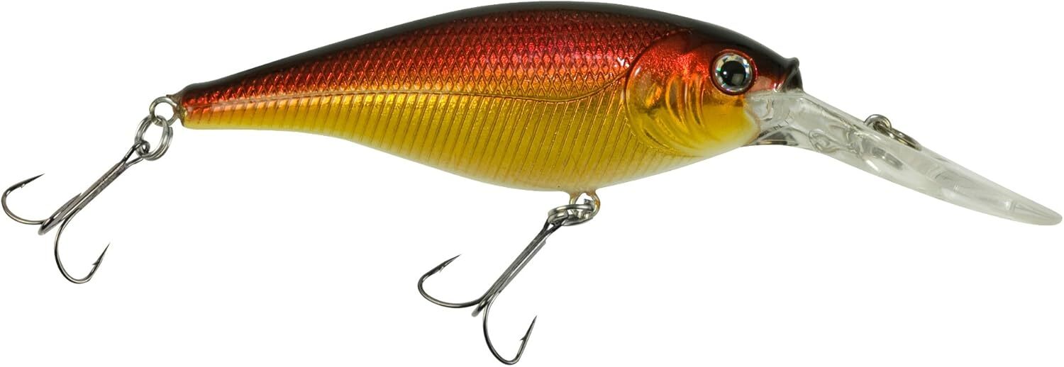 Berkley Flicker Shad Fishing Lure, Black Gold Sunset, 1/2 oz, 6, MF Bluegill