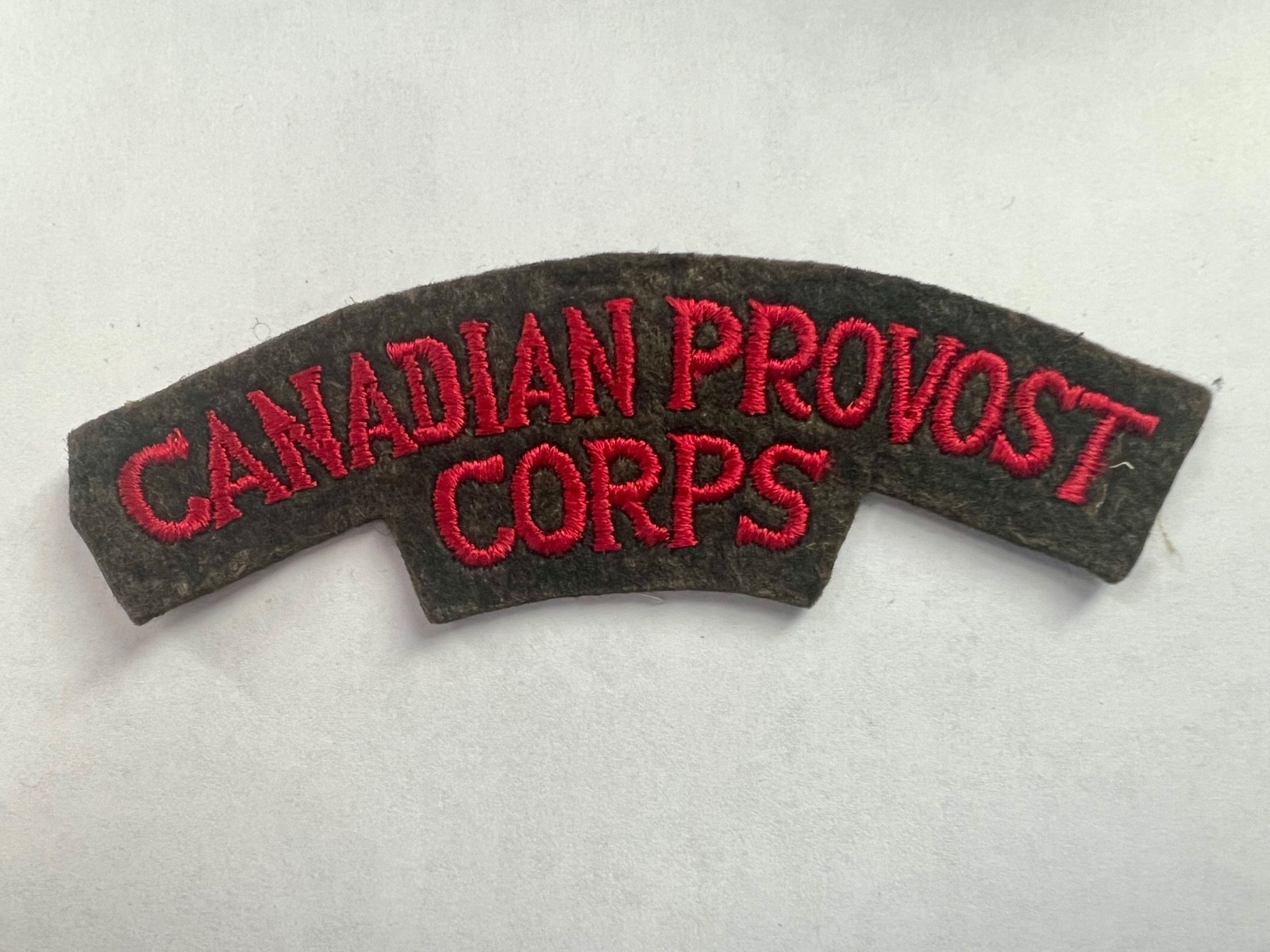 Canadian Provost Corps British Patch