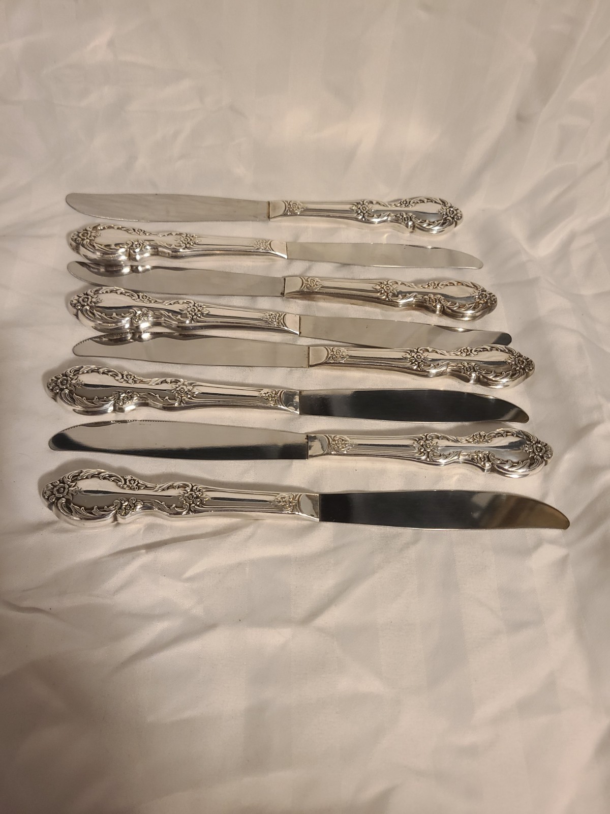 Wm Rogers GRAND ELEGANCE Int'l Silverplate 1959 Knives Set 8 pcs