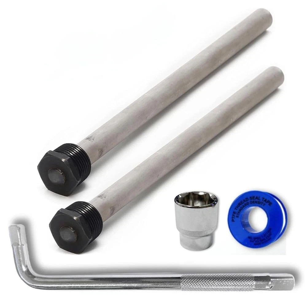 RV Water Heater Magnesium Anode Rod by Inc - 3/4 Inch NPT Thread Hex Plug, Sa...