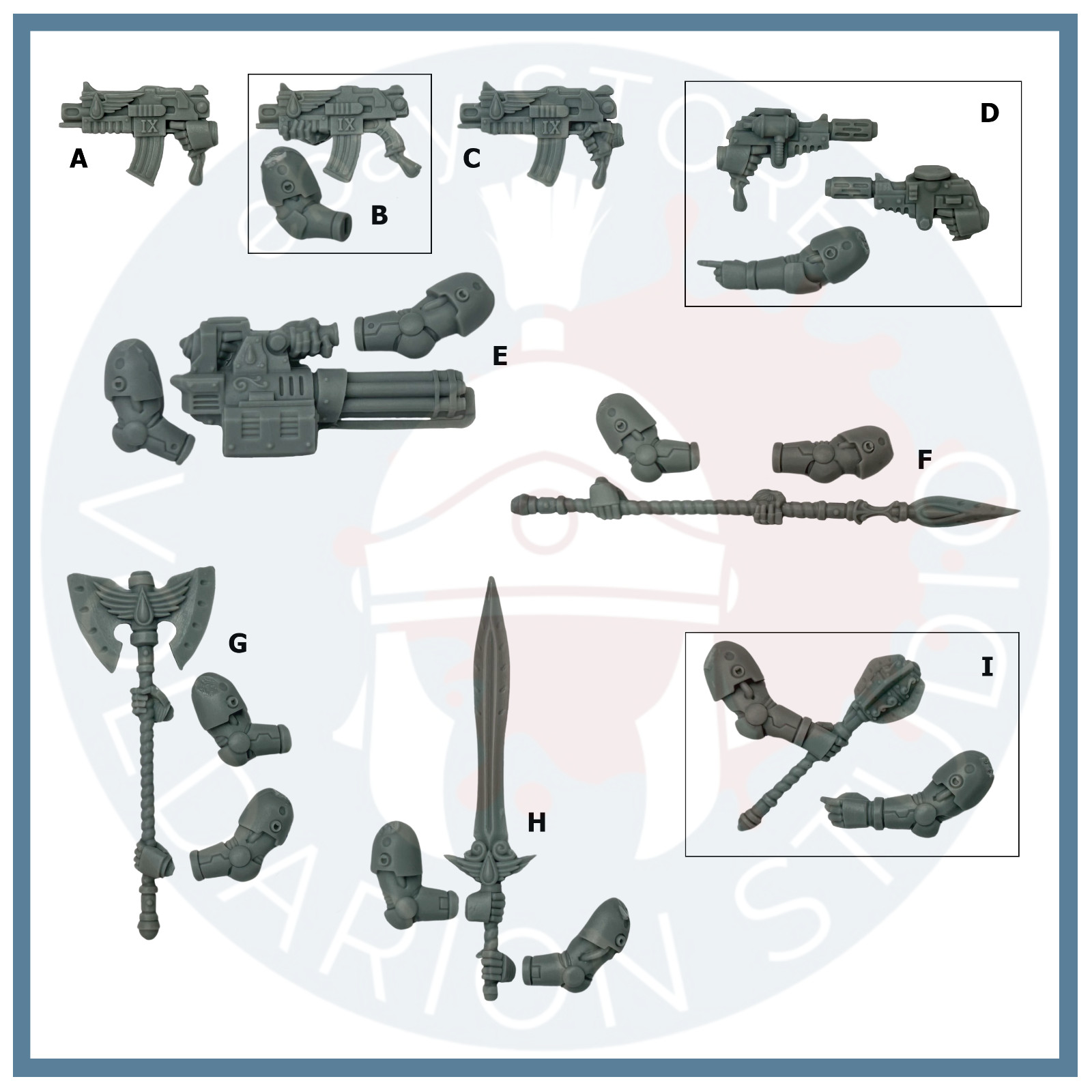 ARMOURY OF THE BLOOD ANGELS UPGRADES - Single Bits - Space Marines - 40K