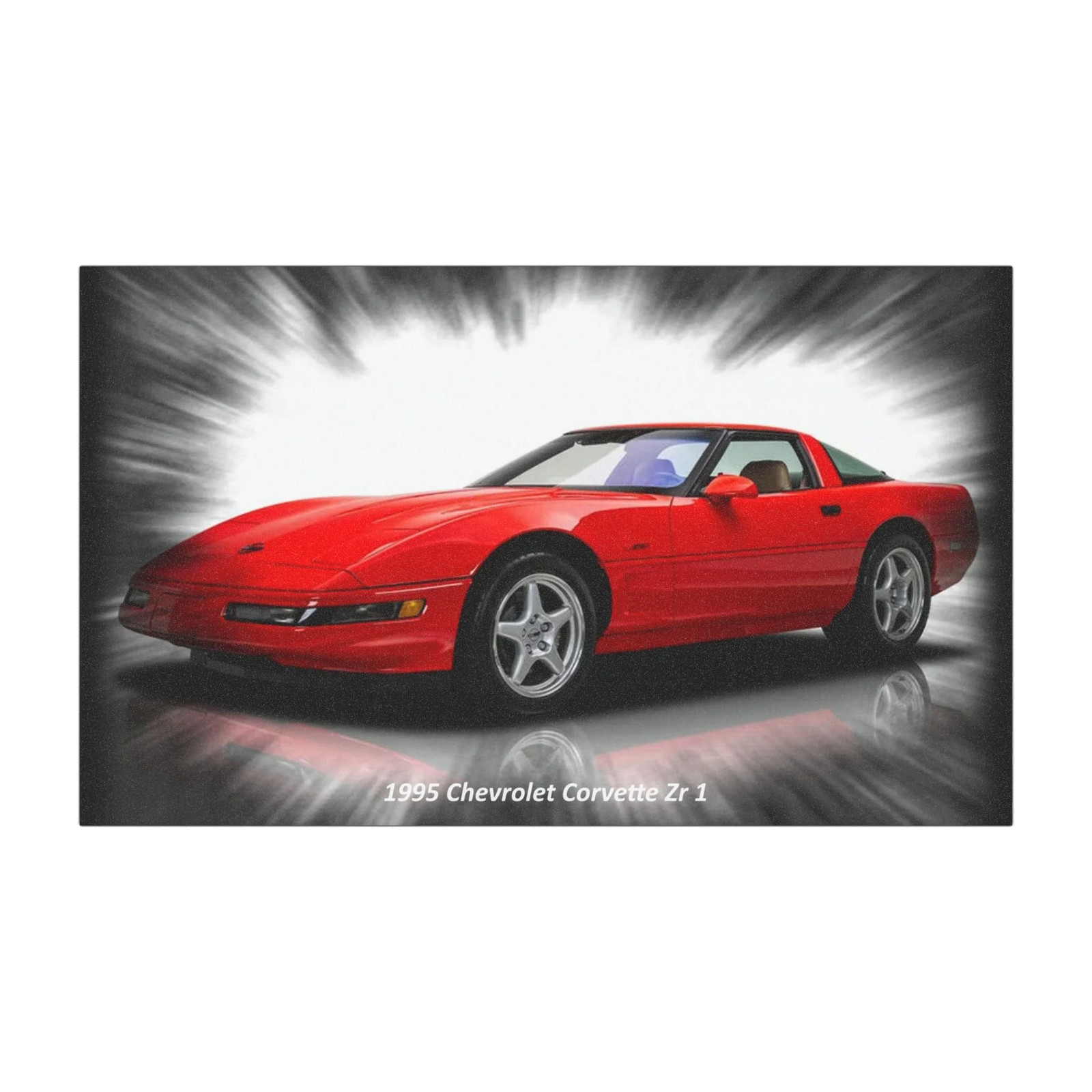 Car Magnet of 1995 Chevrolet Corvette Zr 1