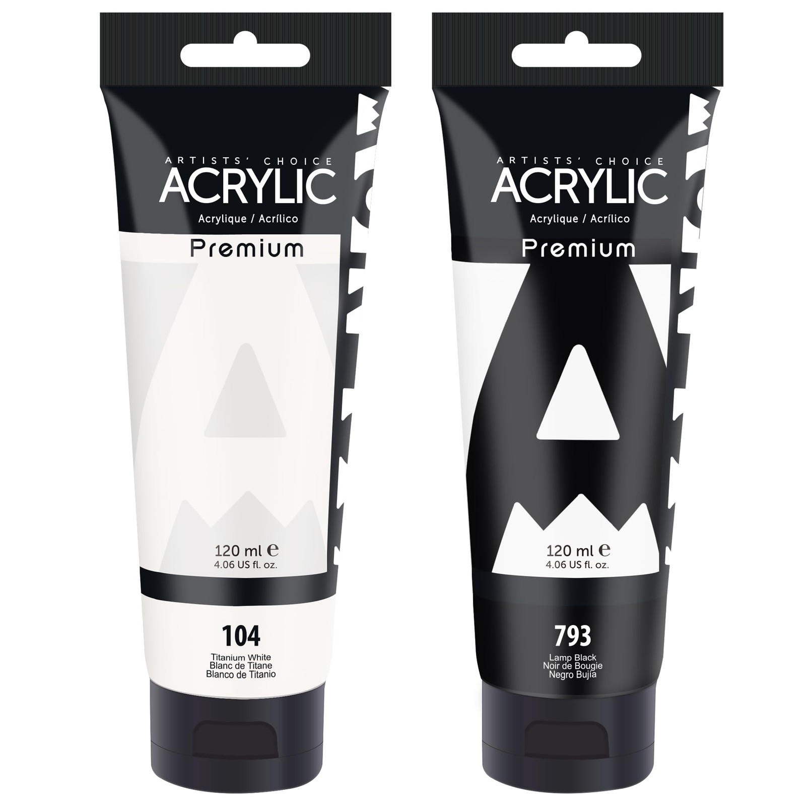 AUREUO White and Black 4 Fl Oz (Pack of 2), Titanium + Lamp