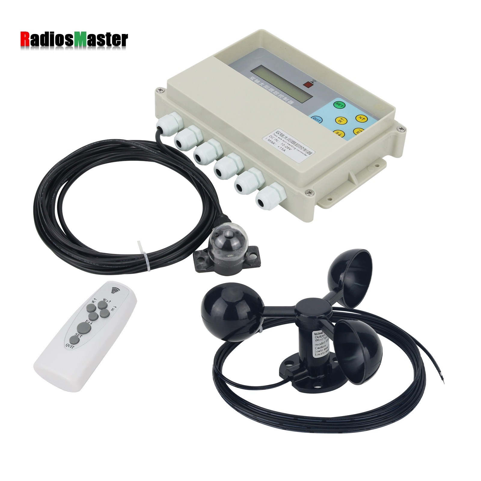 Automatic Solar Tracking Dual Axis LCD Solar Panel Sun Tracker Controller #USA