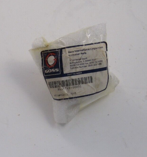 GOSS B139715-00001 Adjusting Nut (B139715-1) - Prepaid Shipping