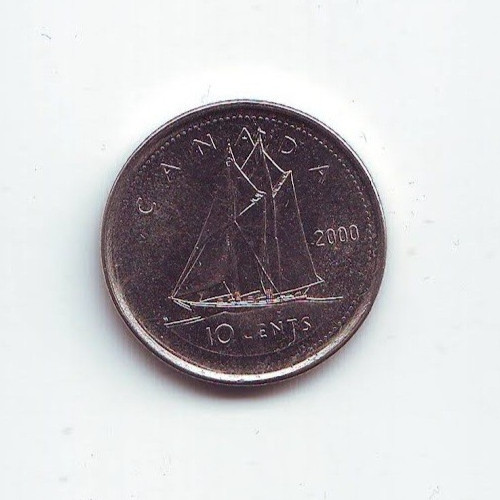 CANADA - 10 Cents - Elizabeth II 2000 - Nickel plated steel • 1.75 g • ⌀ 18 mm