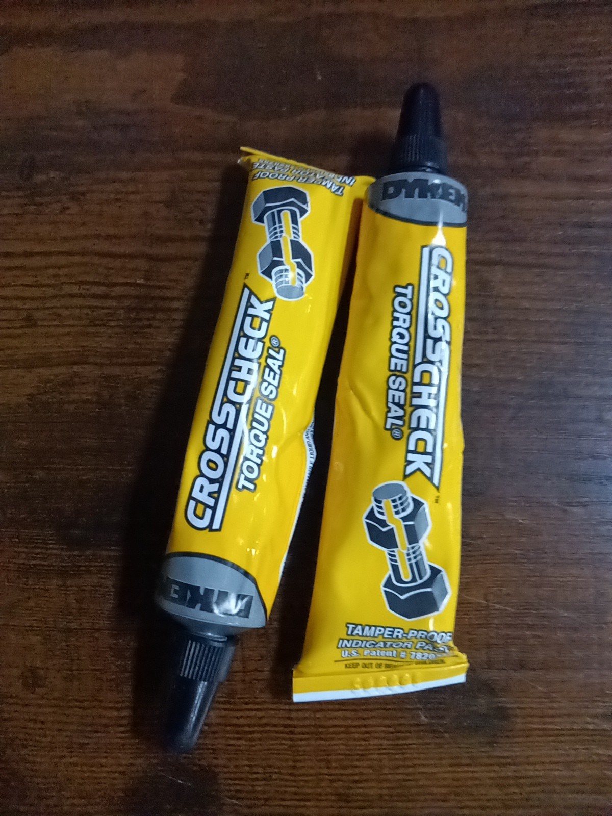 2 Tubes Dykem Cross Check Torque Seal Yellow Tamper-Proof Indicator Paste 646