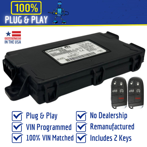 2015-2018 Dodge Challenger Hub Receiver RF WIN Module Programmed w/ keys