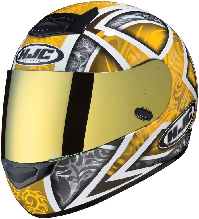 HJC HJ-12 RST Color Mirror Coated Shield - Gold Motorcycle ATV/UTV HHJ12G1005500