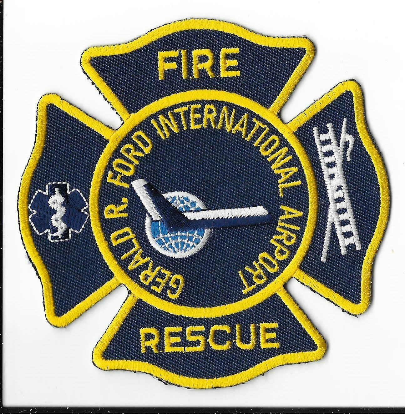 Gerald R. Ford International Airport Fire Rescue, Michigan Shoulder Patch V1
