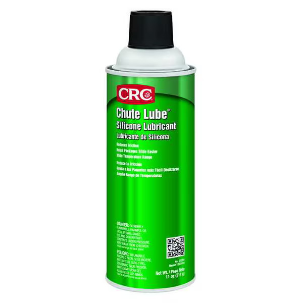 Crc Chute Lubricant, Silicone, H2 No Food Contact, 11 oz, Aerosol Can 03204 Crc