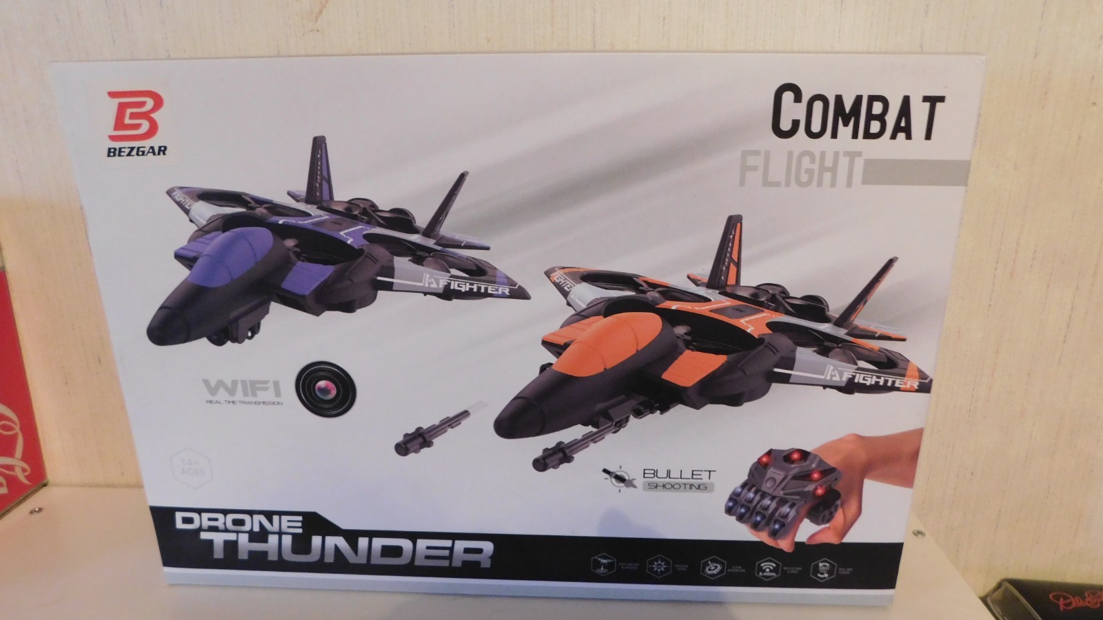 Bezgar Combat Flight Drone Thunder LH-X90SWF HD Camera WIFI Real Time Transmissi