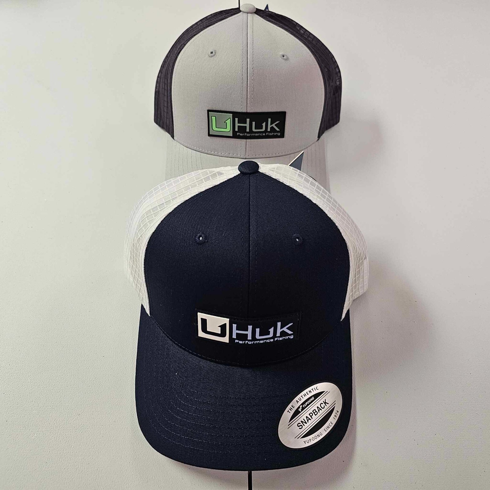 Huk Grid Mesh Trucker Hat Cap Adjustable NWT!!