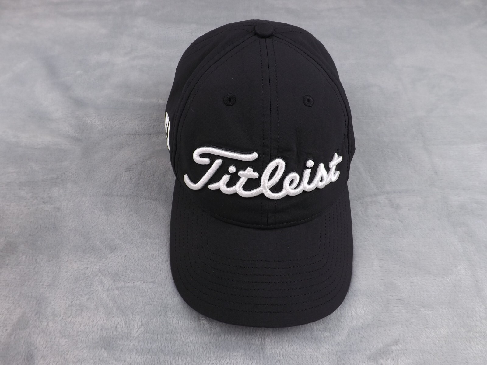 Titleist Tour Performance Hat Men's Golf Pro V1 Foot Joy Blk/Wht/Red Embroidered