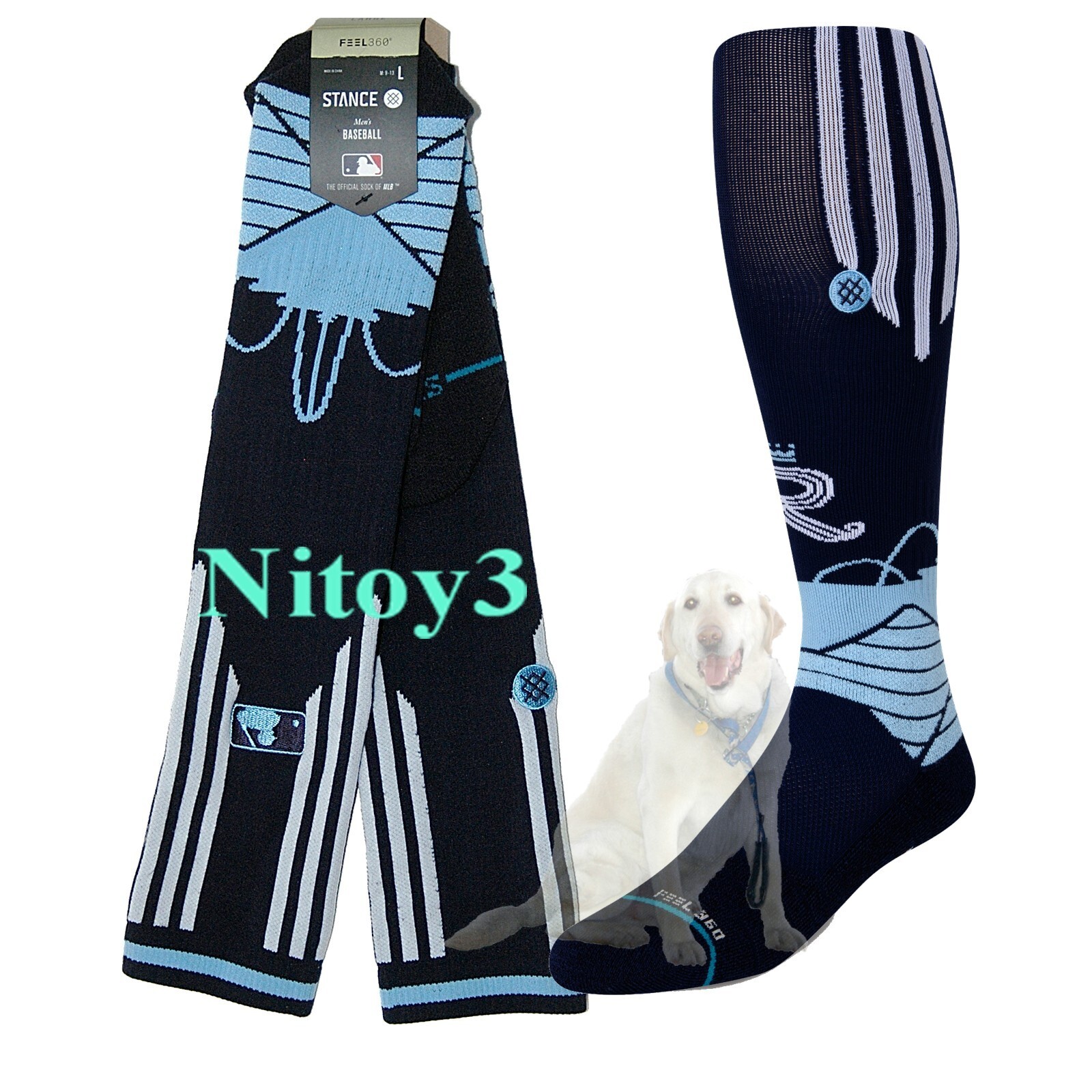 Stance Kansas City Royal Diamond Pro Baseball Socks-Over Calf Men Large: 9-13