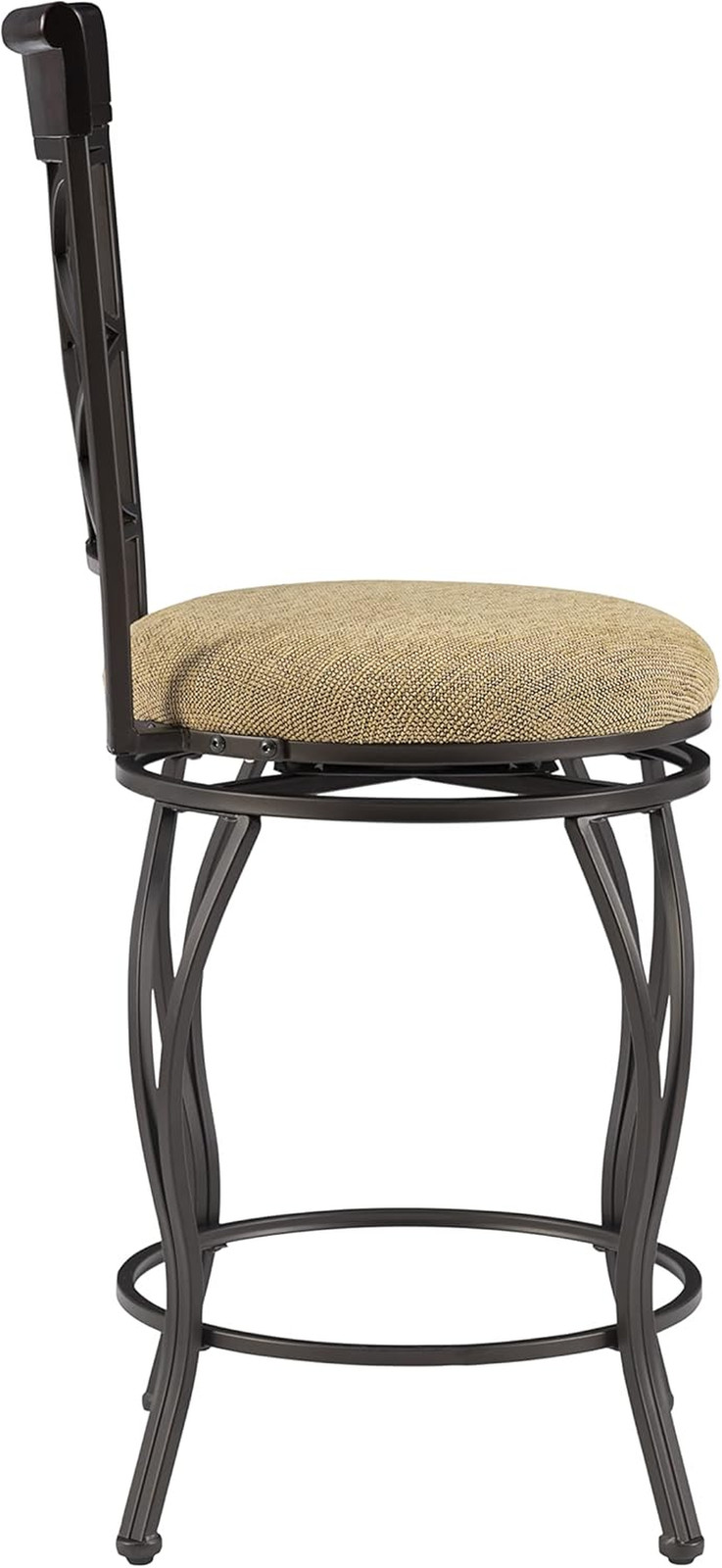 Curves Swivel Counter Bar Stool 24"