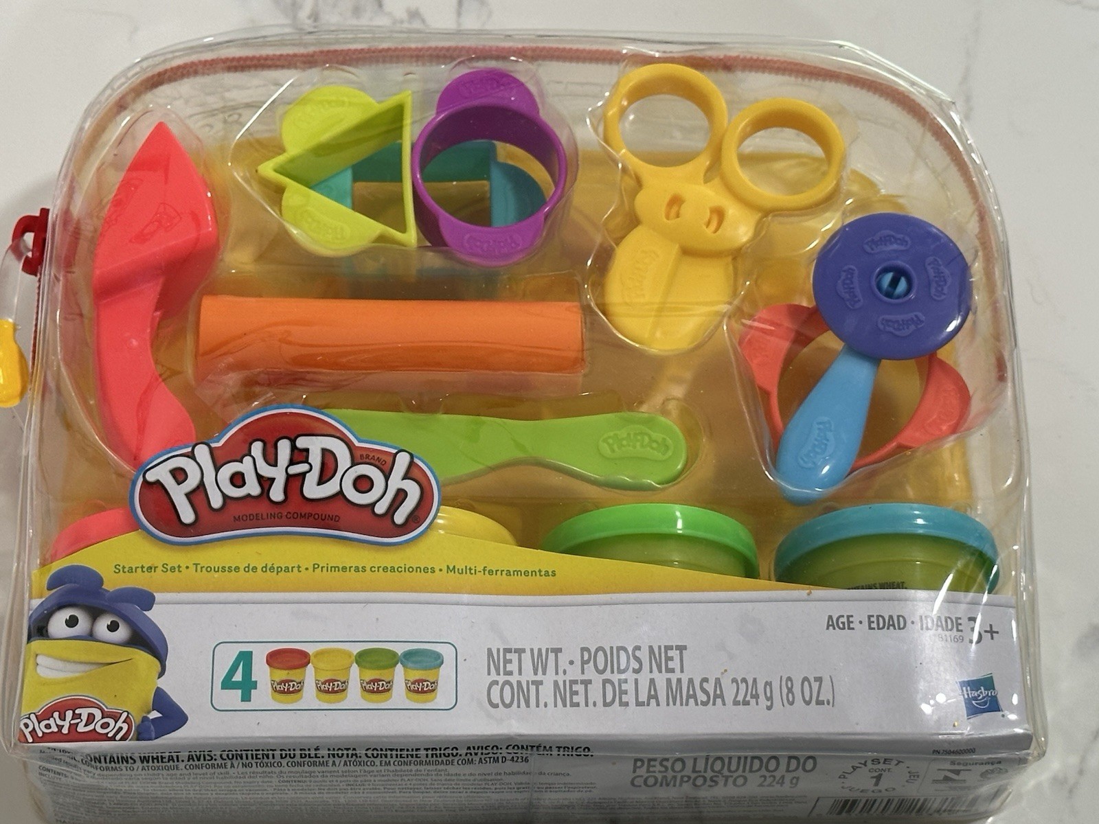 Play-Doh Starter Set 9-Piece Kit with Storage Tote & 4 Modeling Compound