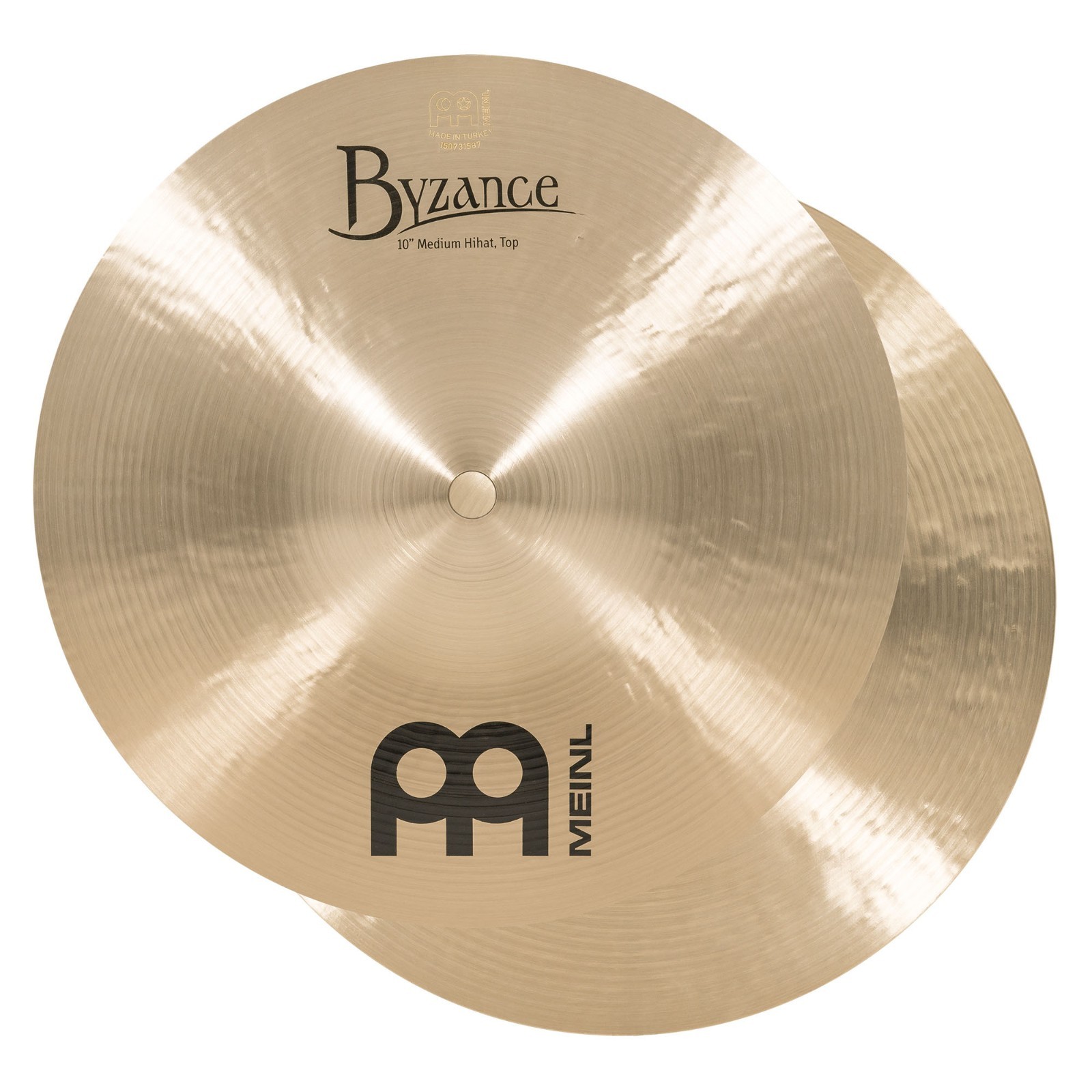 MEINL Cymbals Byzance Traditional 10"  Mini Hat Hats/New-Warranty/Model # B10MH