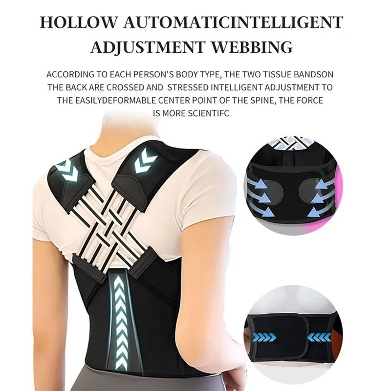 Posture Corrector for Women and Men,Back Brace Shoulder Straightener Adjustable