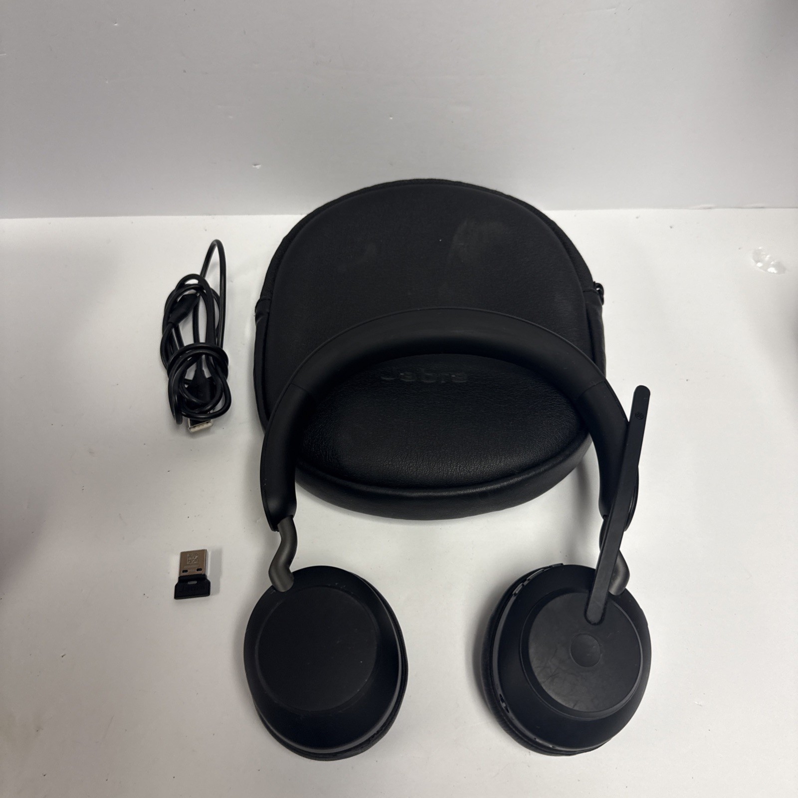 Jabra Evolve2 65 USB-A Wireless Headset w/ Dongle, Case & Charging Cable