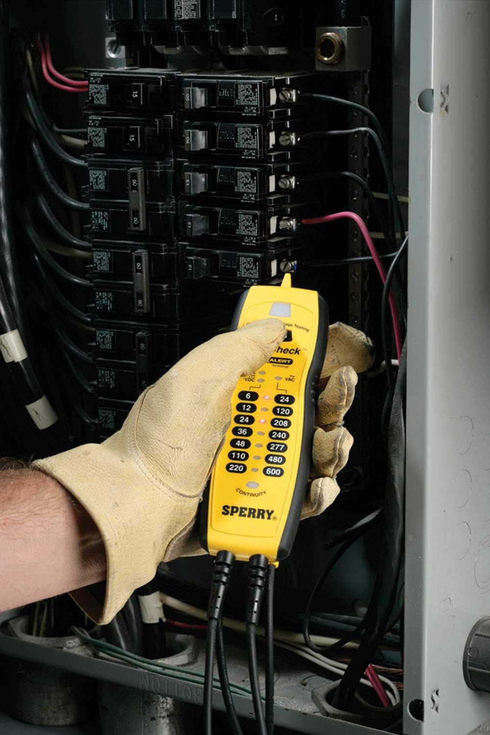 Sperry Instruments VC61000 Volt Check Voltage & Continuity Tester,Black & Yellow