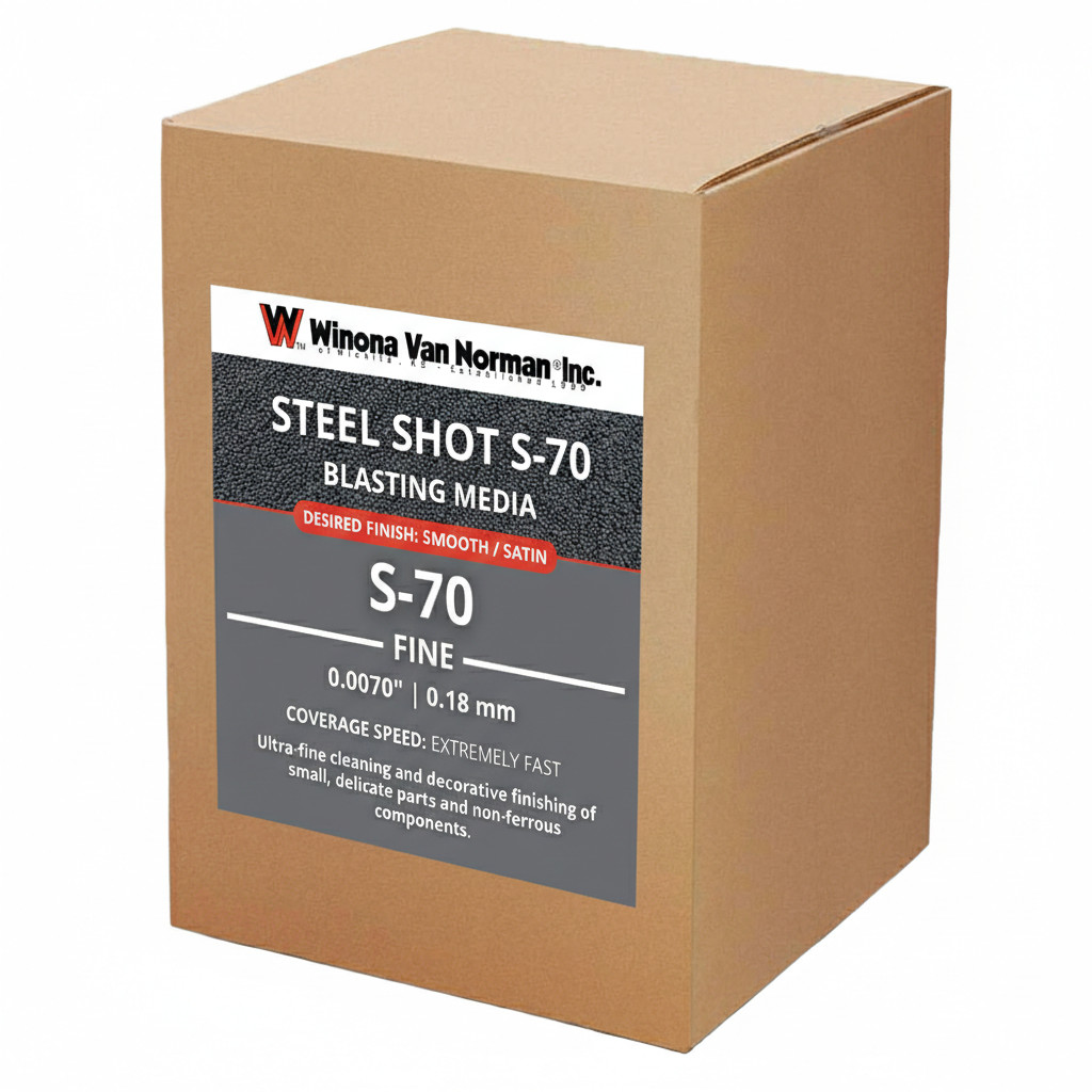 Precision Steel Shot S-70 (.20mm) Ultra-Fine Abrasive for Delicate Finishing