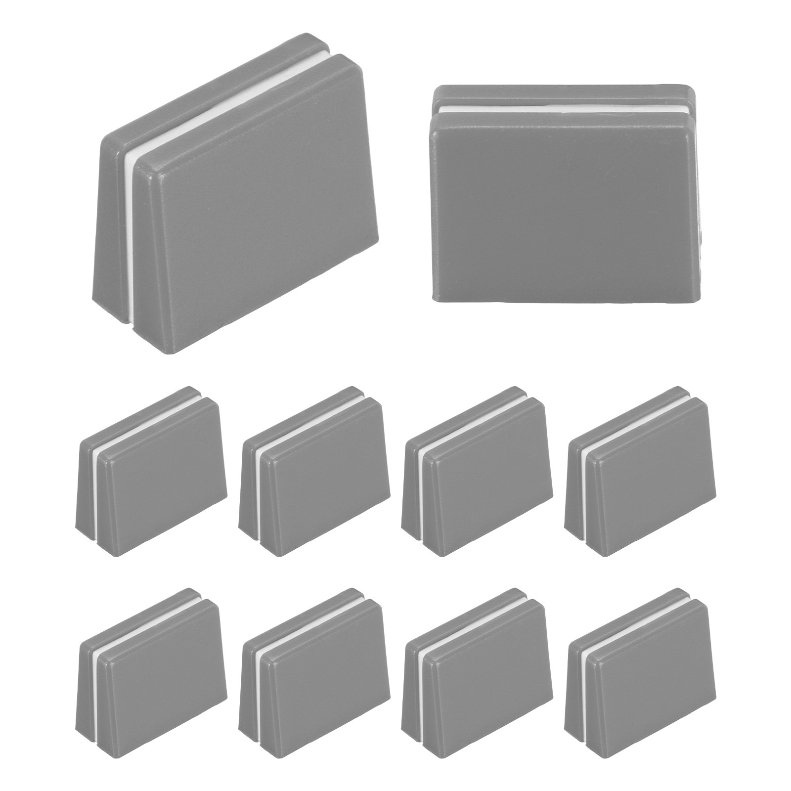 Universal Fader Knobs, 10Pc for DJ Console Plastic Grey