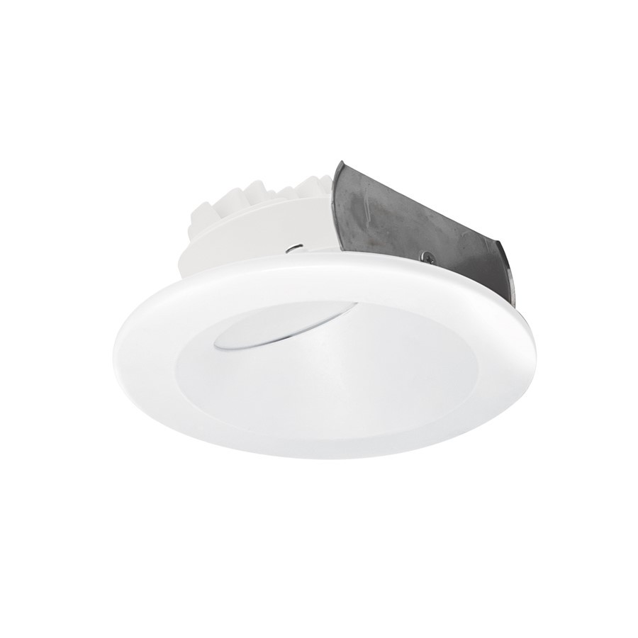 Nora 4" Ac Onyx Round Wall Wash LED Retrofit, 800Lm/11W, White - NOXAC-4RWTWWW
