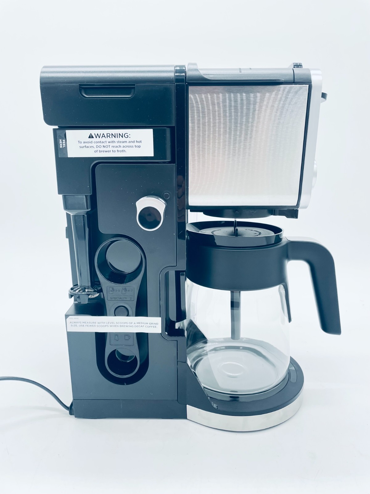 Ninja CFP301 DualBrew Pro Coffee Maker 12-Cup Drip Single-Serve K-Cup Black Hot