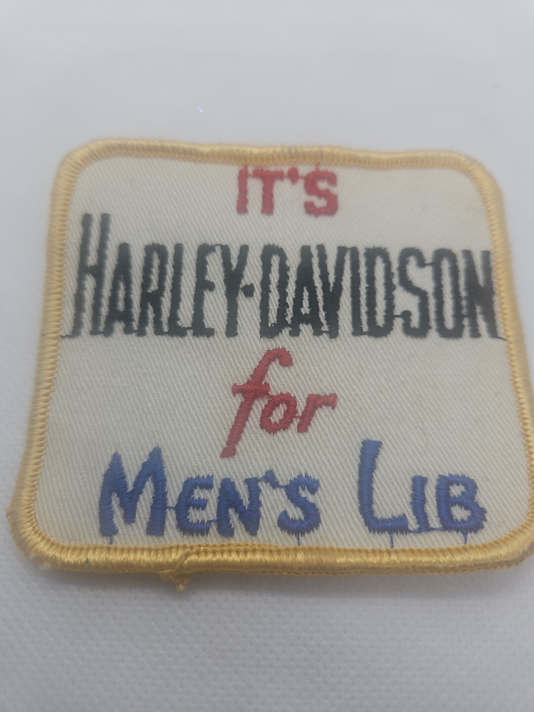 “HD For Men’s Lib” Harley-Davidson Patch / Emblem