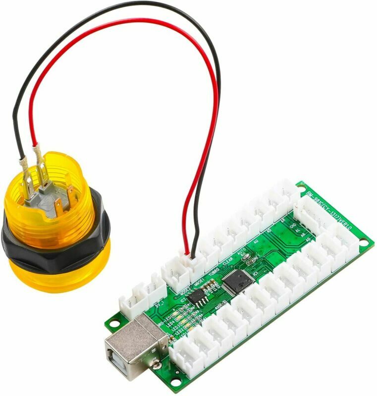 20pcs Plugs to .110 Zero Delay USB Encoder Jumper Wires Terminals JST XH2.54