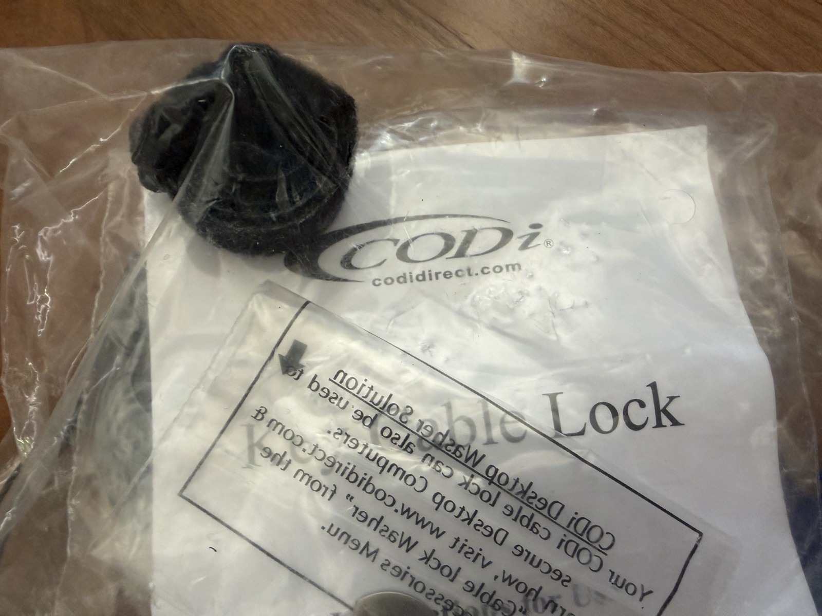 CODi Key Cable Lock w/ 2 Keys Laptop Desktop Security Cable New