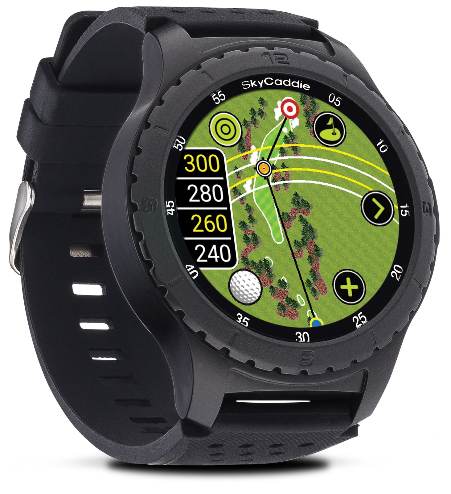 New Sky Golf SkyCaddie LX5 GPS Watch Black