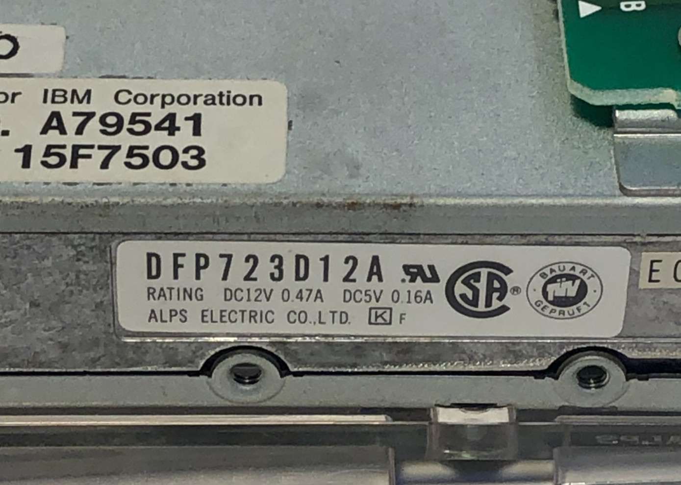 ALPS 1.44 Floppy Drive Internal Hard Drive from IBM Mainframe (Untested) #2