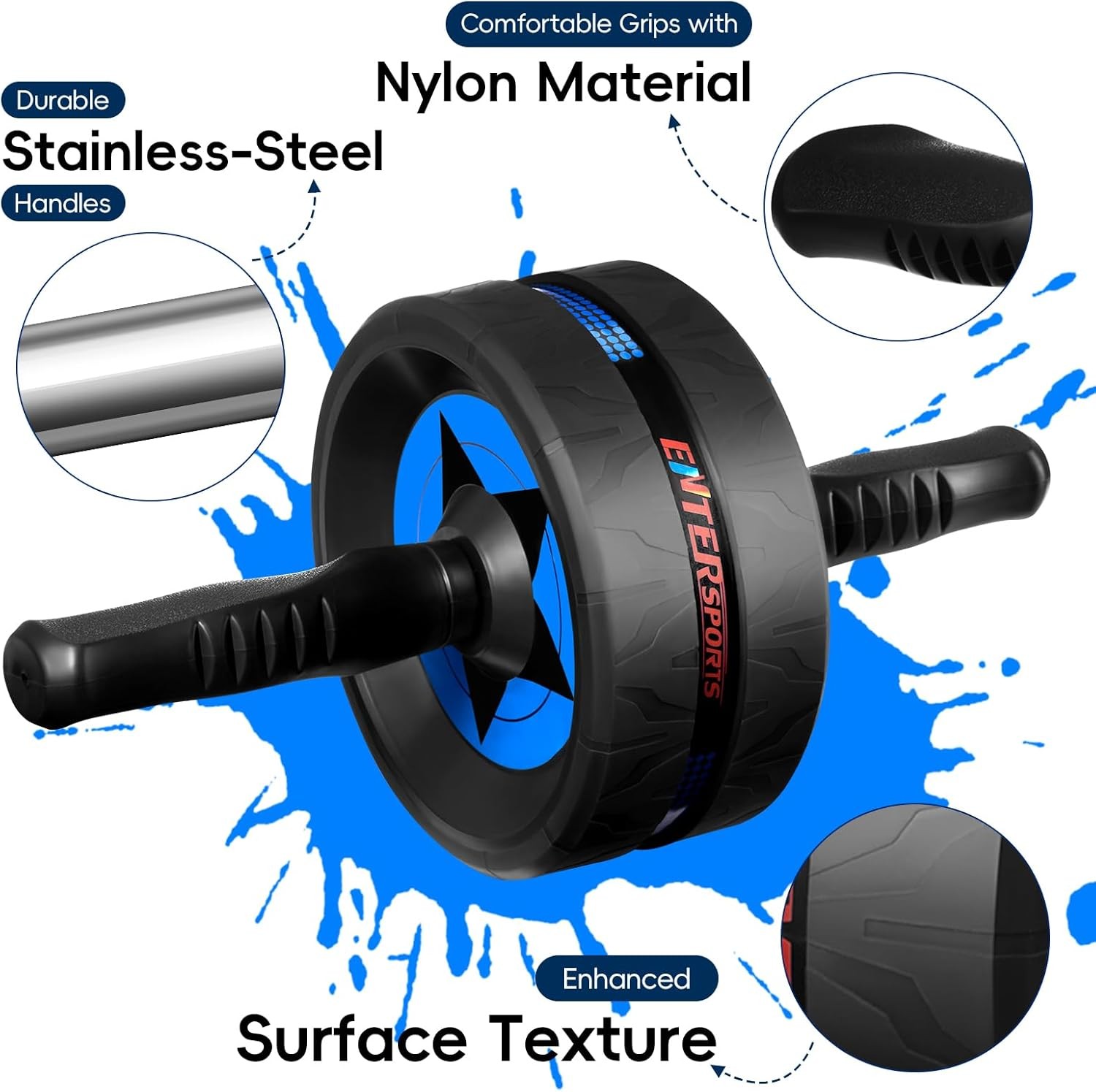 Ab Roller Wheel for Abs Workout - Abdominal Exercise Equient