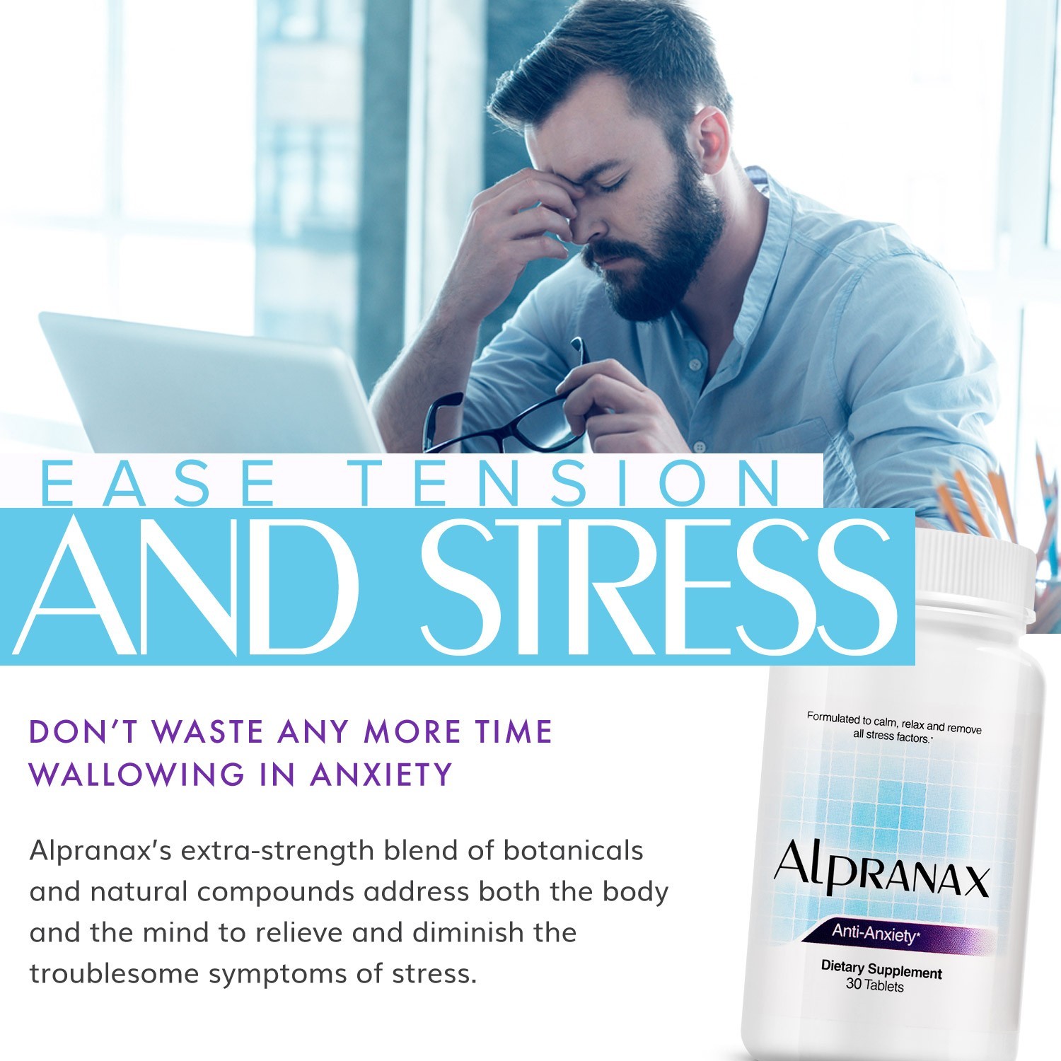Alpranax - Herbal Stress Management, Tablets 30ct