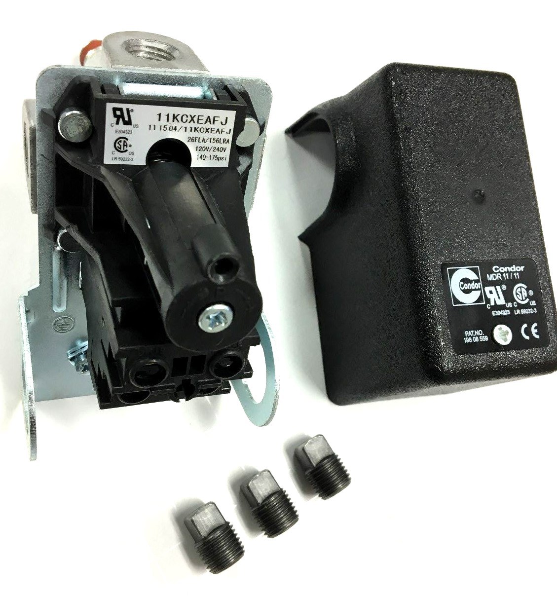 CC1019871 CHAMPION RV SERIES PRESSURE SWITCH W/ UNLOADER 26 AMPS 140-175 PSI