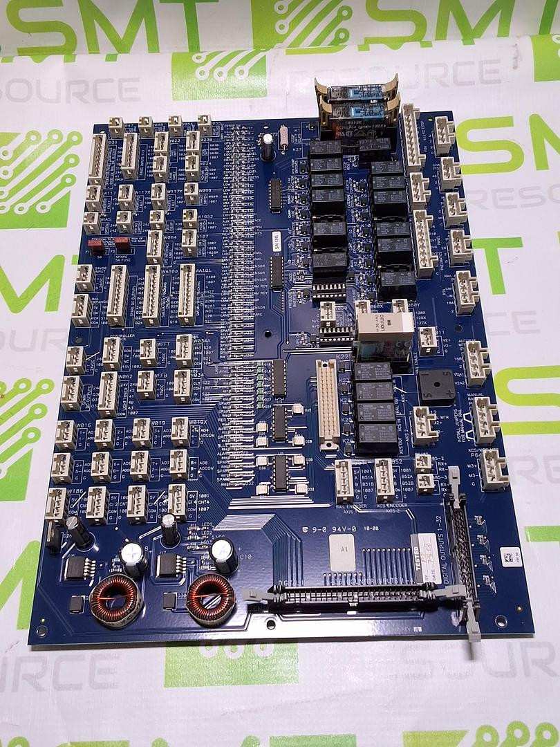 VITRONICS SOLTEC 3151910 MAIN INPUT OUTPUT RELAY BOARD ASSEMBLY
