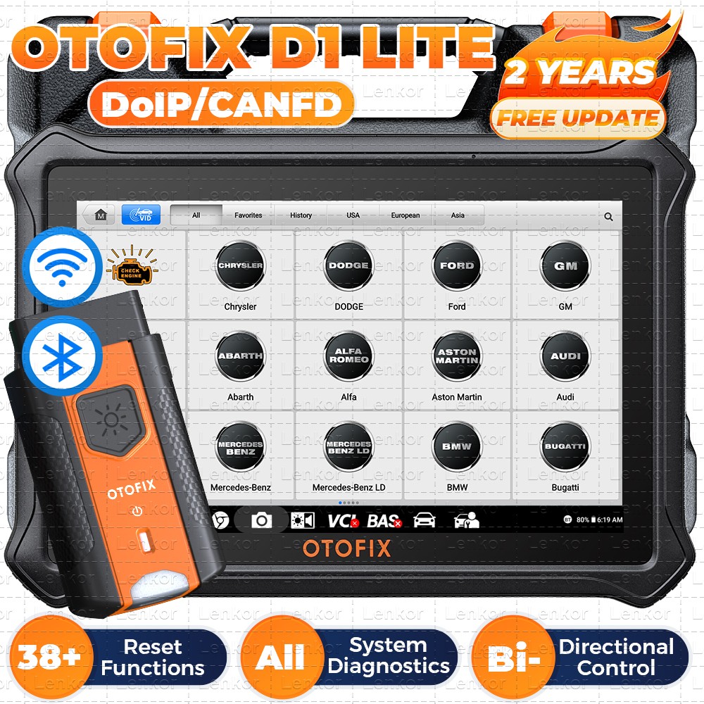 OTOFIX D1 Lite OBD2 Scanner Wireless Diagnostic Tool Full System Active Test